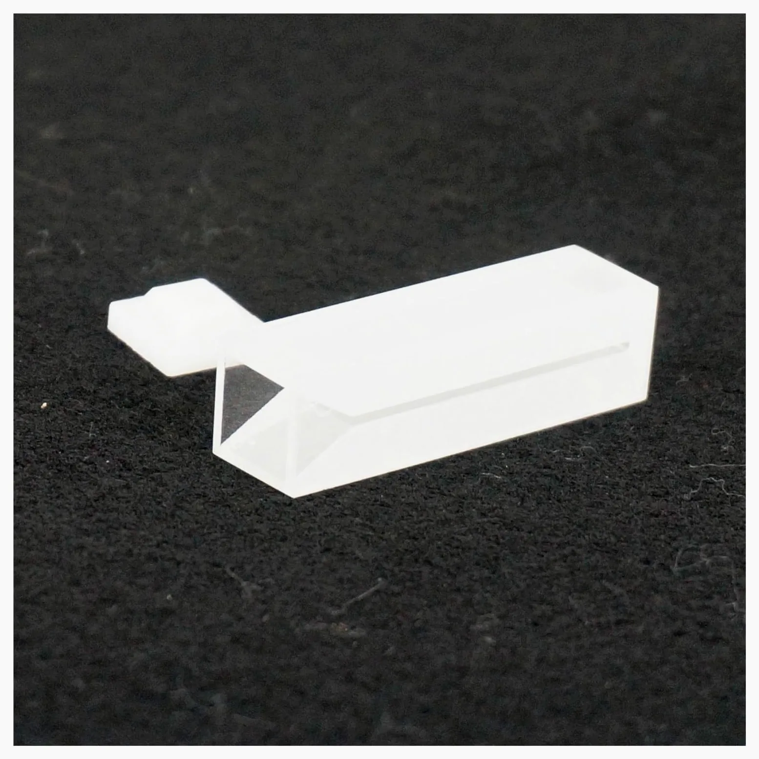 MENGKE 350ul 10mm Path Lenth Micro Cubeta De Cuarzo Con Paredes Heladas Y Tapa