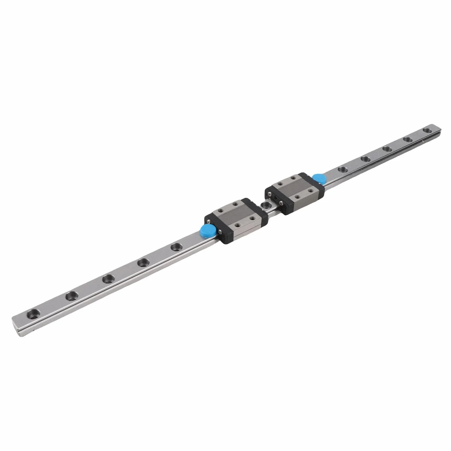 Carril de Guía Lineal MGN9B 300mm Acero para Cojinetes 2 Bloques Yunseity