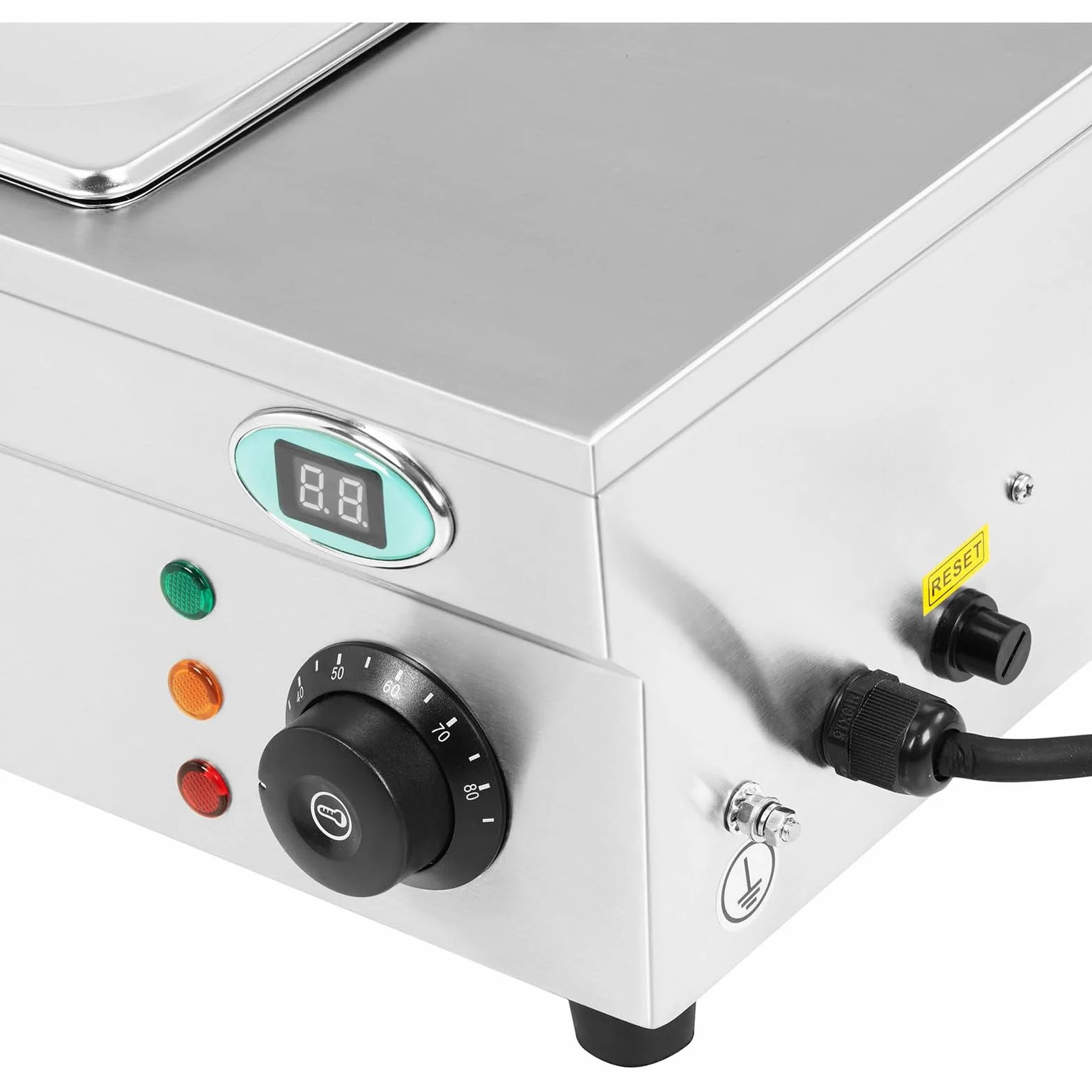 Royal Catering Baño maría RCBM-5 2.200 W 5 x 1/2 GN Acero inoxidable 30–85 °C