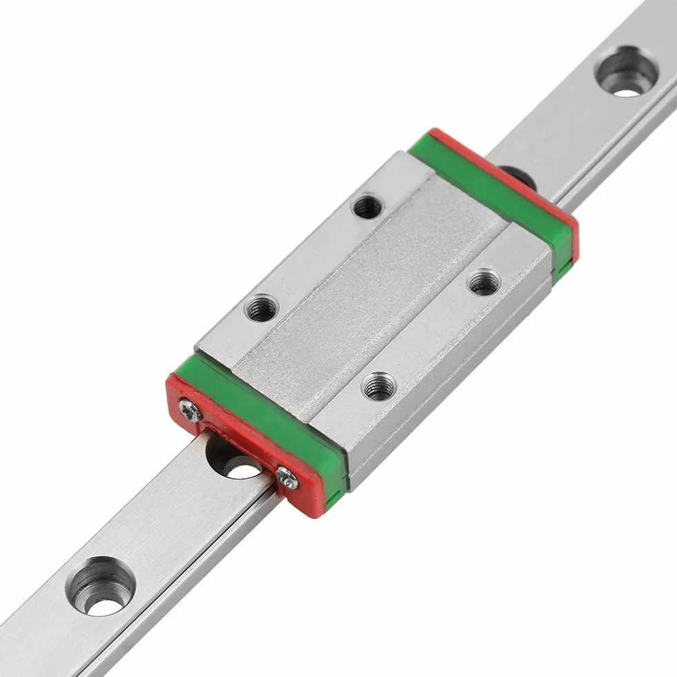 Carril guía lineal en miniatura LML9H 200 mm, 9 mm, bloque deslizante, movimiento lineal compacto, 4 contacto