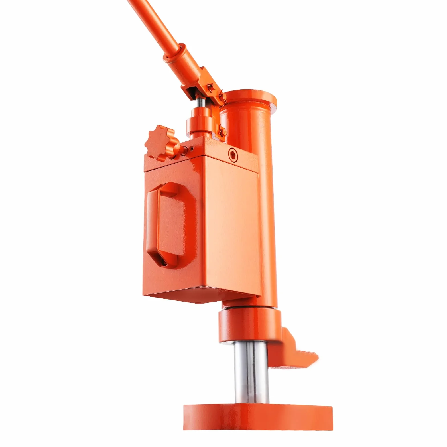 VEVOR Gato de Pierna Hidráulico 5 T para Máquina - Capacidad de Elevación 10 T Superior, Altura de Pierna 25-230 mm, Altura Superior 370-570 mm - para Maquinaria De Elevación e Industria
