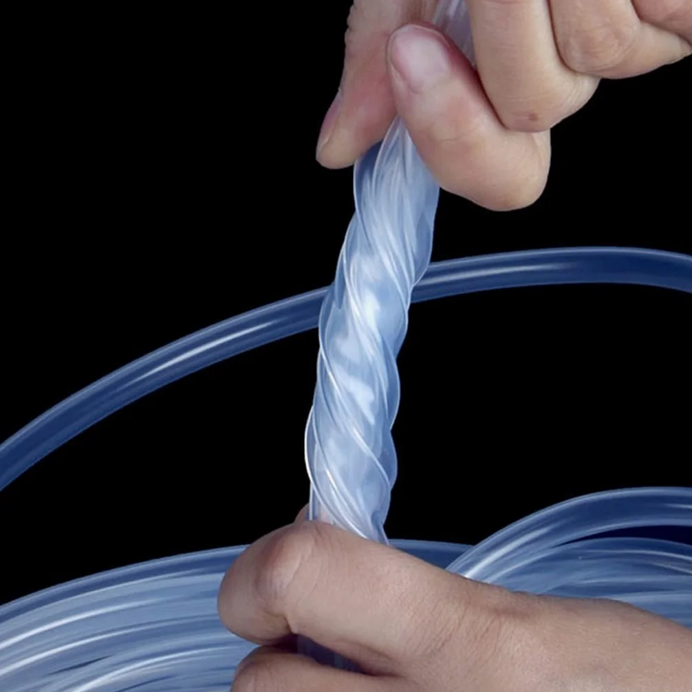 Manguera flexible de caucho de silicona, Manguera de silicona for válvula de drenaje, transparente, insípida, resistente a altas temperaturas, dispensador de agua, bomba peristáltica for uso doméstico