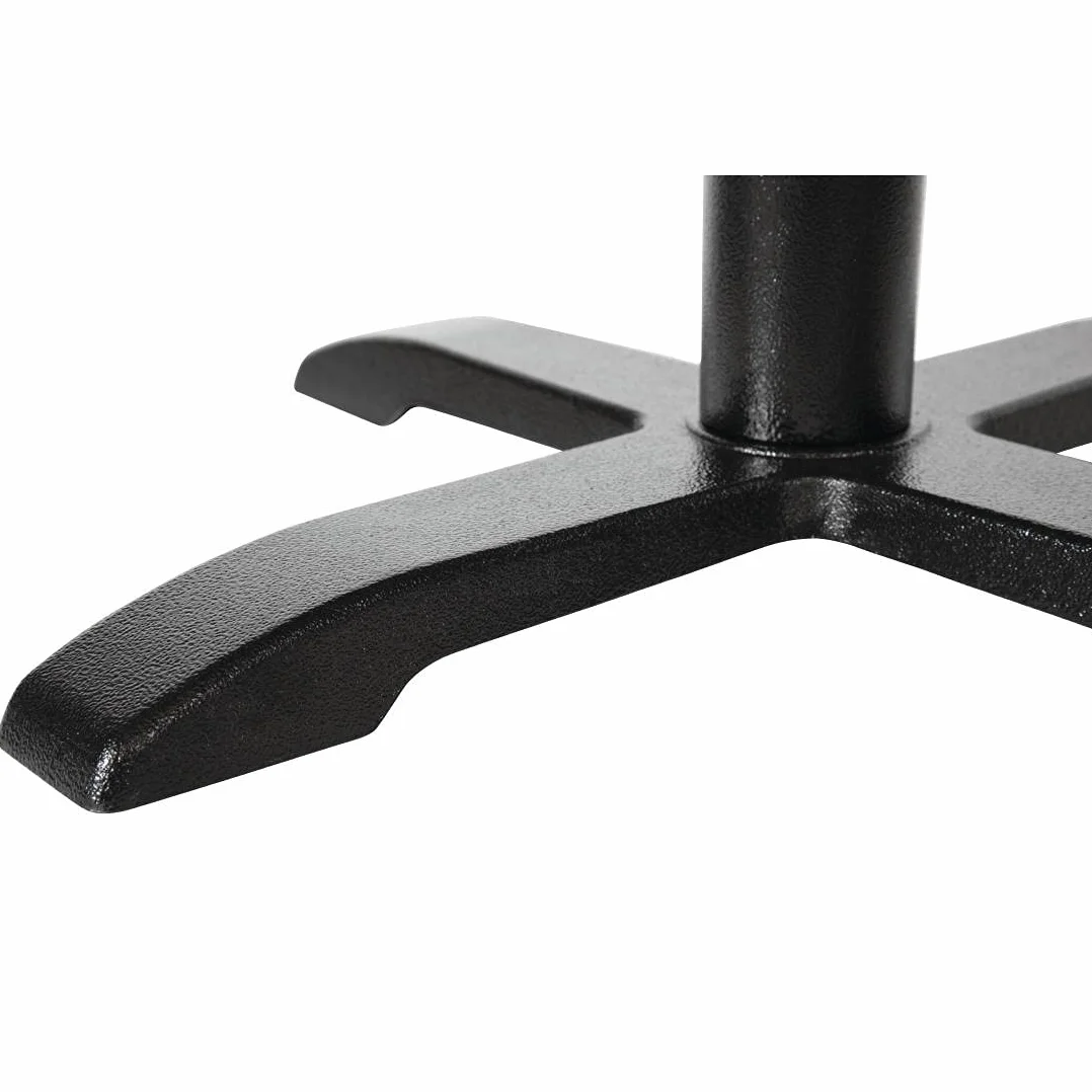 Bolero ce154 hierro fundido mesa pierna Base, negro