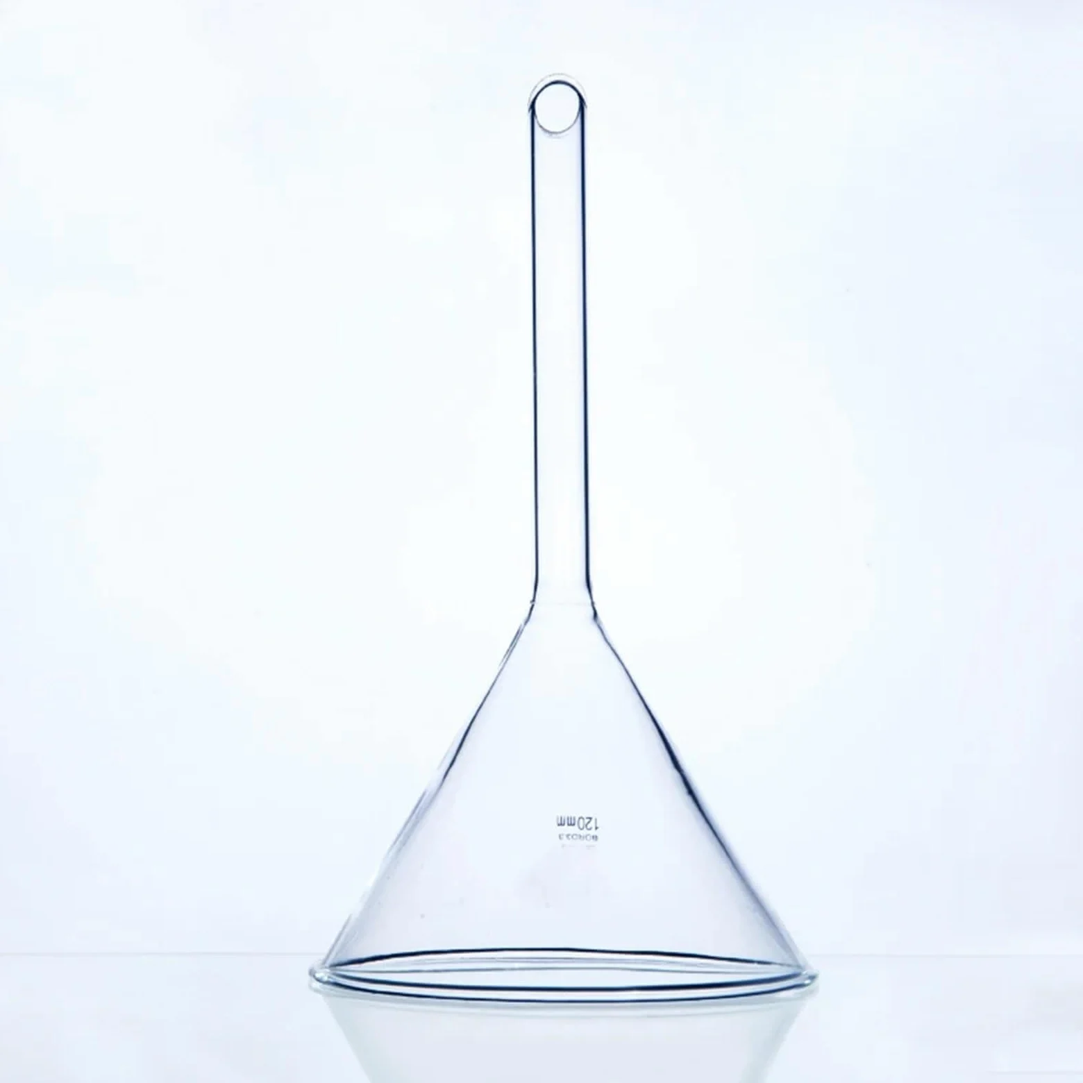 Matraz Erlenmeyer Erlenmeyer Graduado, Embudo de Vidrio Triangular de Laboratorio Embudo de Vidrio de borosilicato Engrosado(75mm)