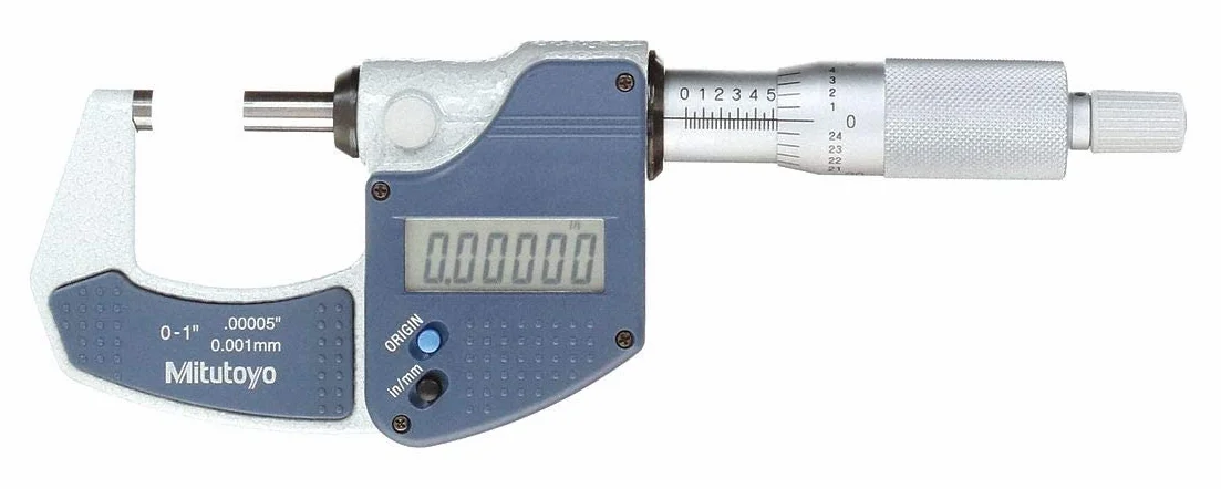 Mitutoyo 293 – 831 – 30 Digimatic micrometre, 0 mm-25 mm/0 "-1"