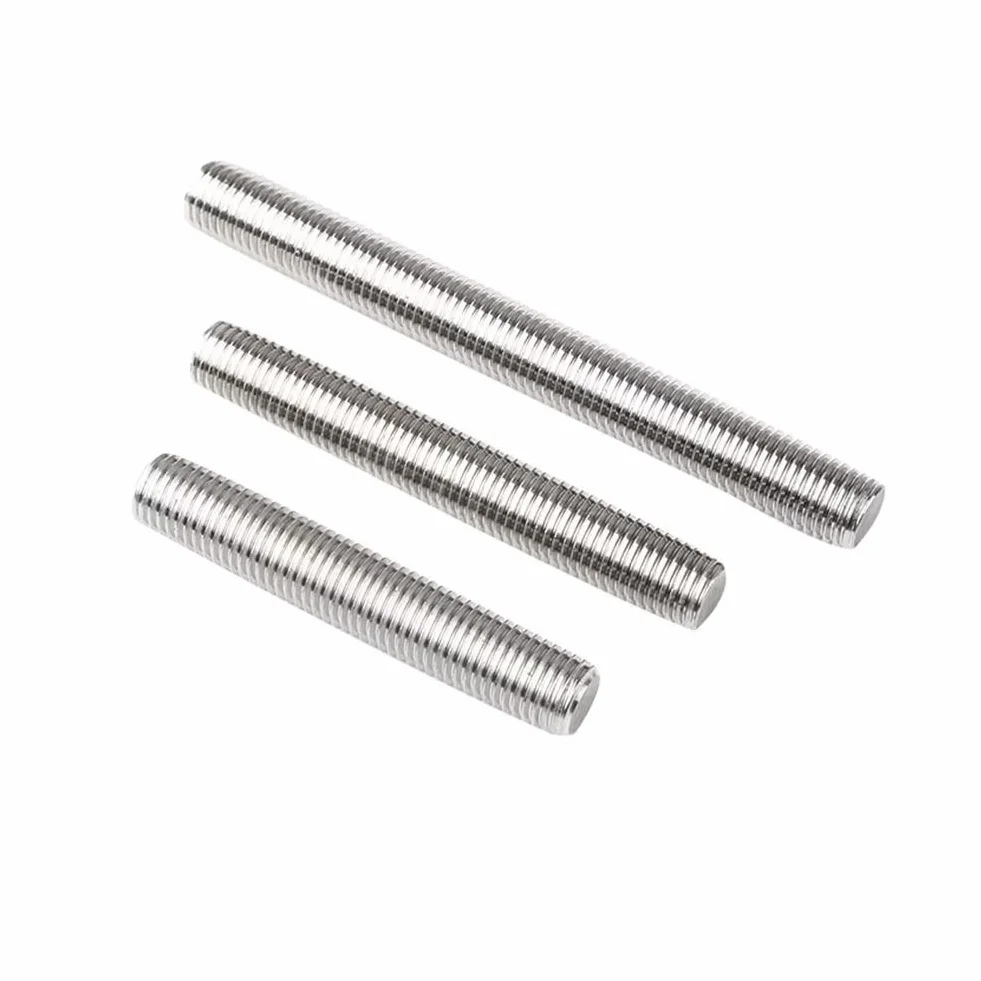 Varilla Roscada Doble Extremo M10x140mm Acero Inoxidable 2 pcs