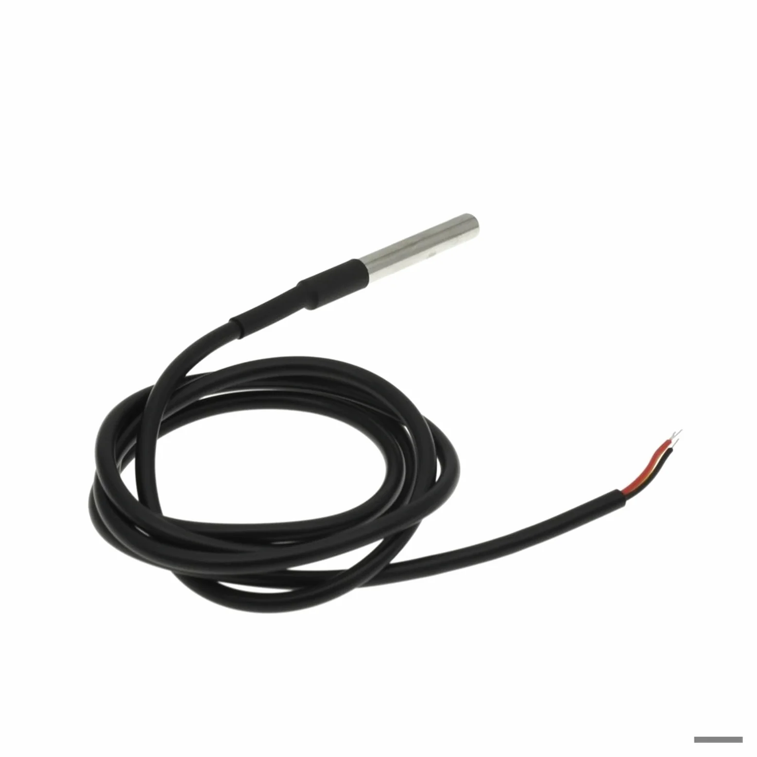 1/10PCS DS18B20 Hilo impermeable, Compatible con Arduino, Sensor de temperatura de sonda de temperatura Paquete de acero inoxidable 1/2/3/5/10 metros(5 Meter 10pcs)