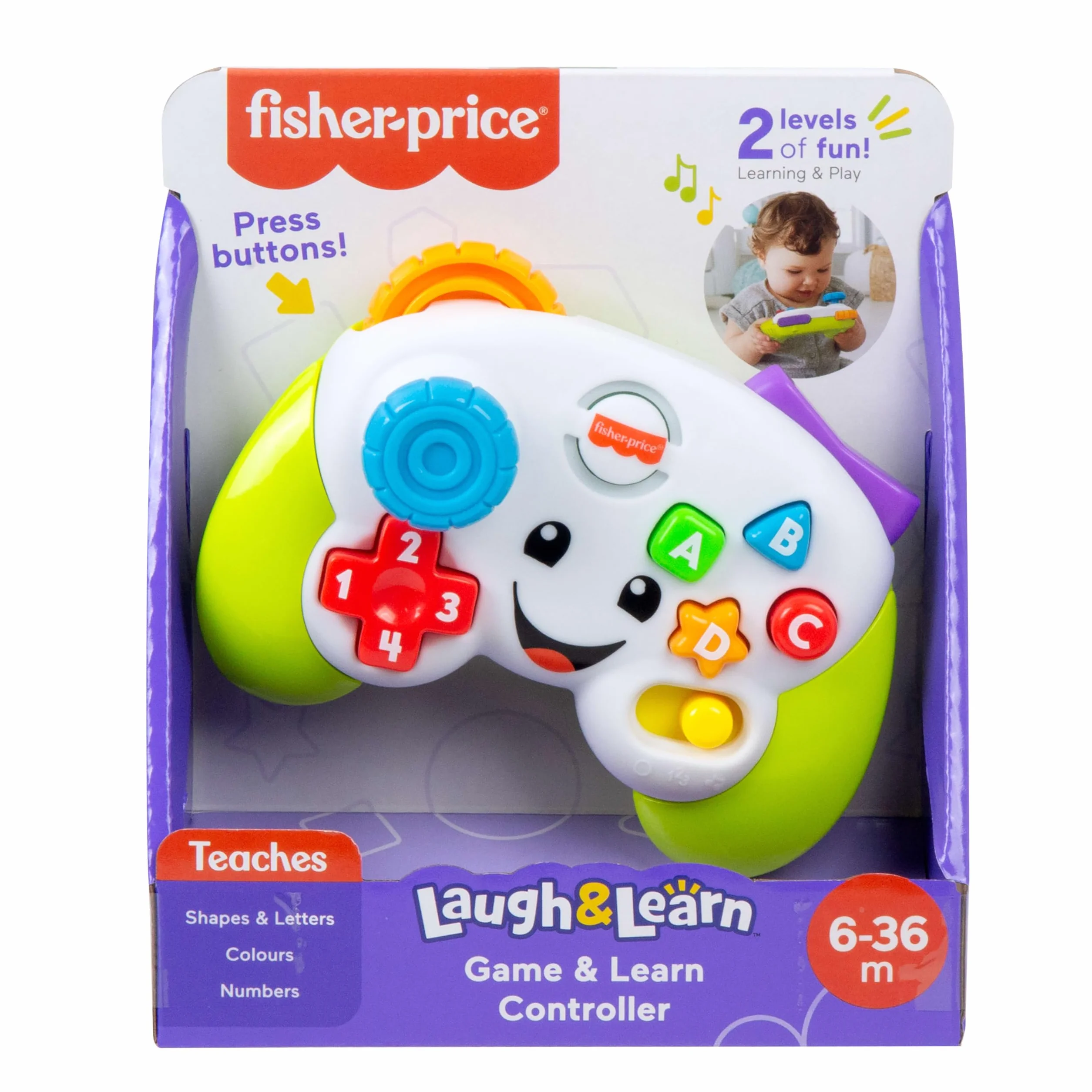 Mattel Fisher-Price Laugh & Learn Game & Learn Controlador de Juguete