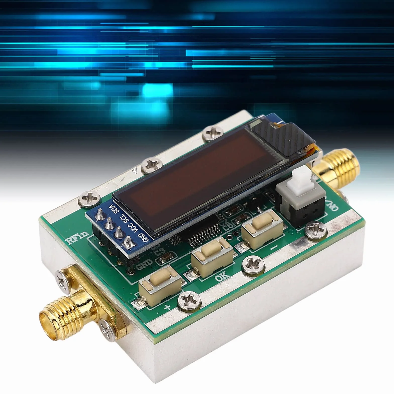 Módulo Atenuador de RF Digital, Interfaz Universal RP SMA, Baja Pérdida de Inserción con Cable USB