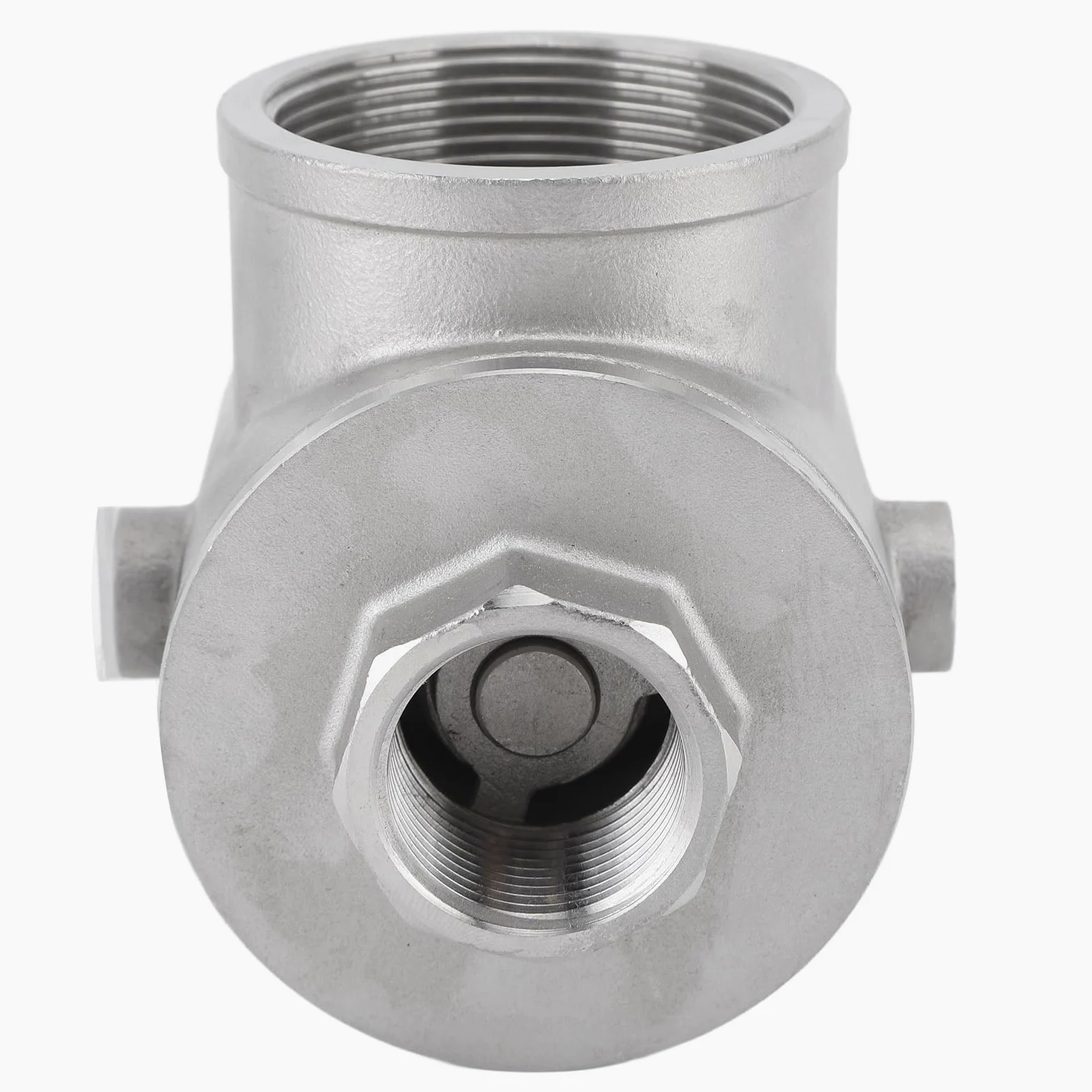 Válvula de retención de 16 MPa, válvula de retención de resorte para bomba de agua de 5 vías, válvula de control hidráulica de aleación de aluminio con roscas macho y hembra para