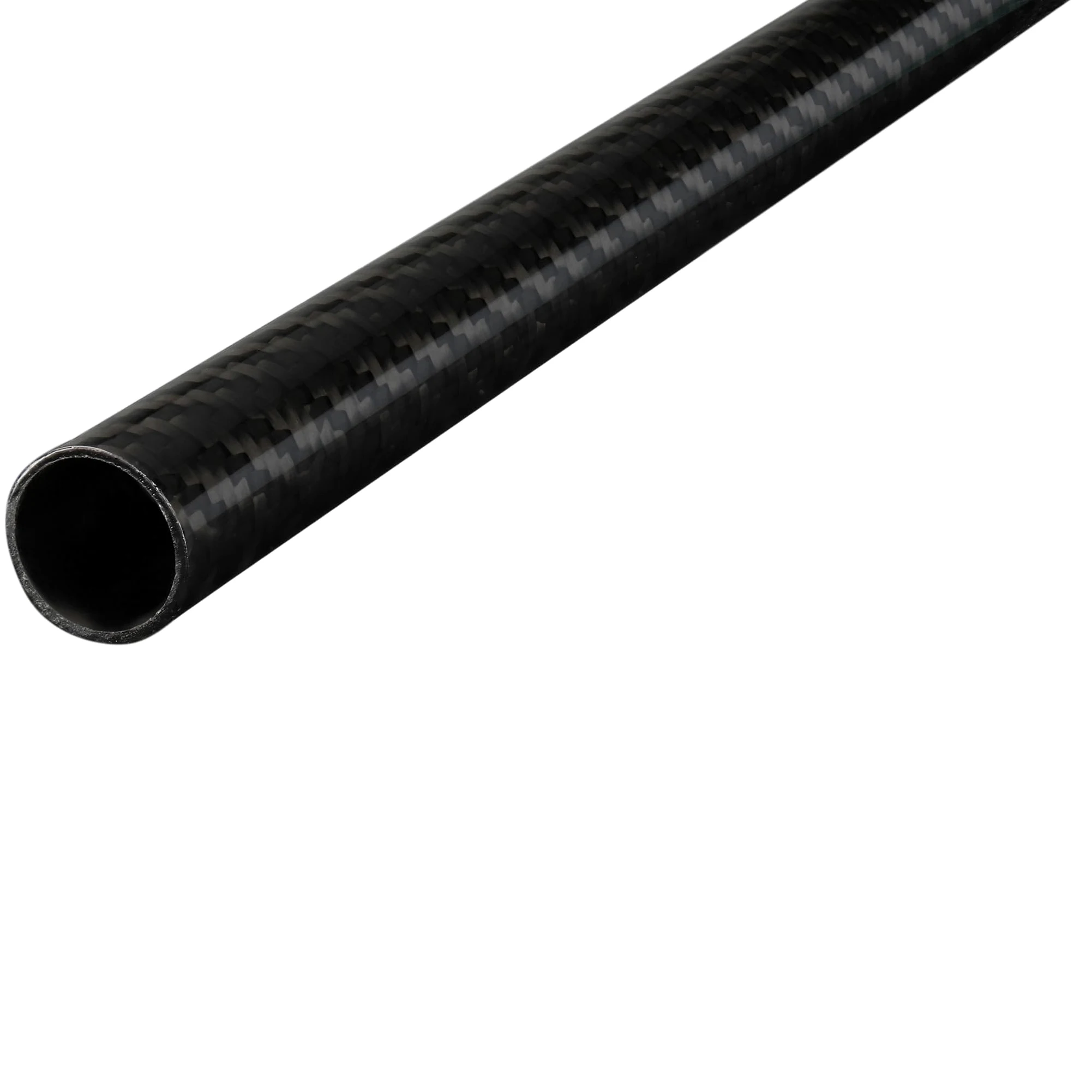 Tubo de 16 ± 0,15 x 14 x 2 m, fibra de carbono CFK, lacada
