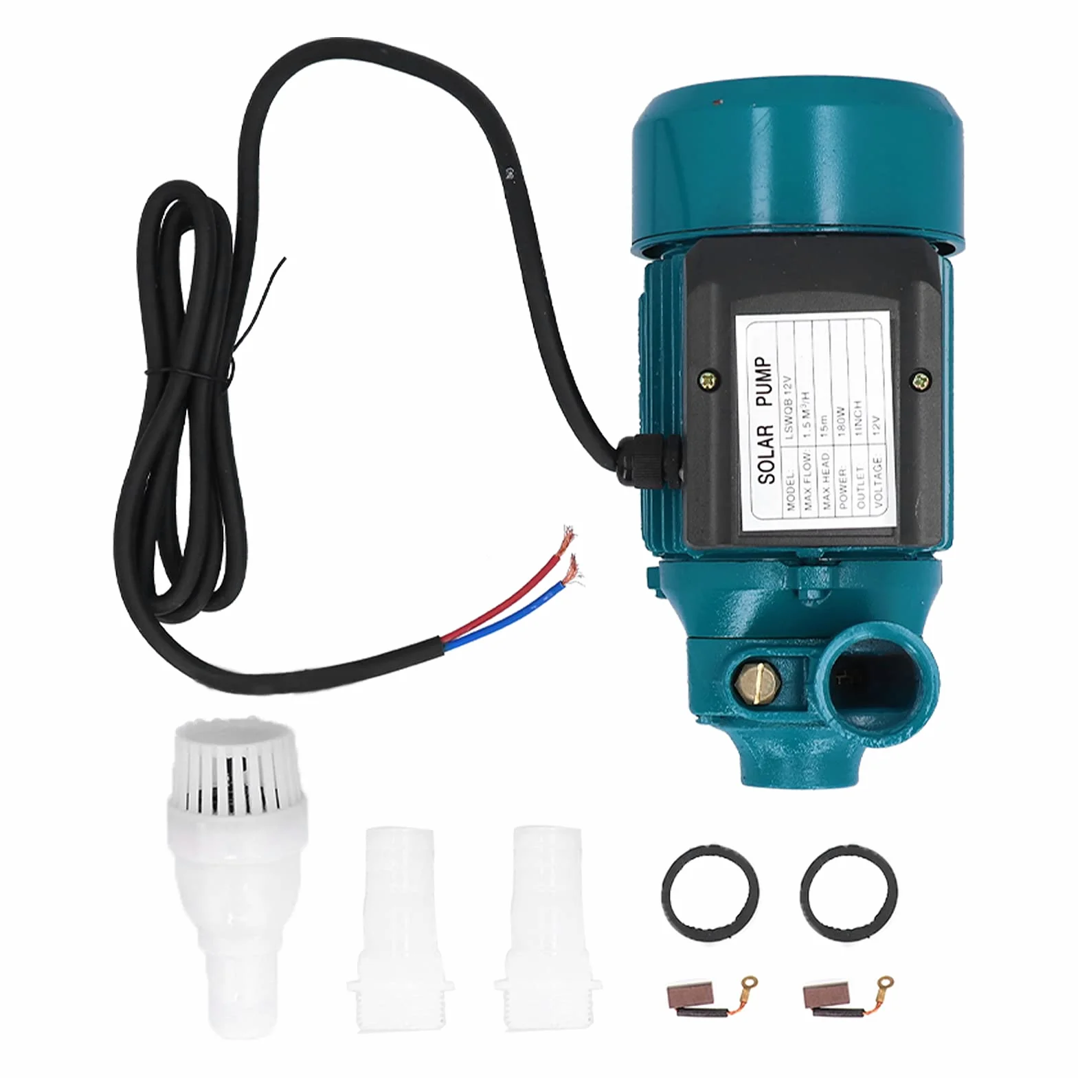Bomba de Agua DC12V 180W, Micro Bomba Eléctrica de Flujo Máximo 15M, con de Enfriamiento y Acuario, Ideal para Sumidero Horizontal