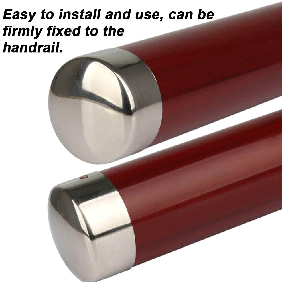 Tapones redondos de 38 mm para soportes de riel de barandilla, ideales para decoración de reposabrazos de tuberías, tapas de extremo de mujer