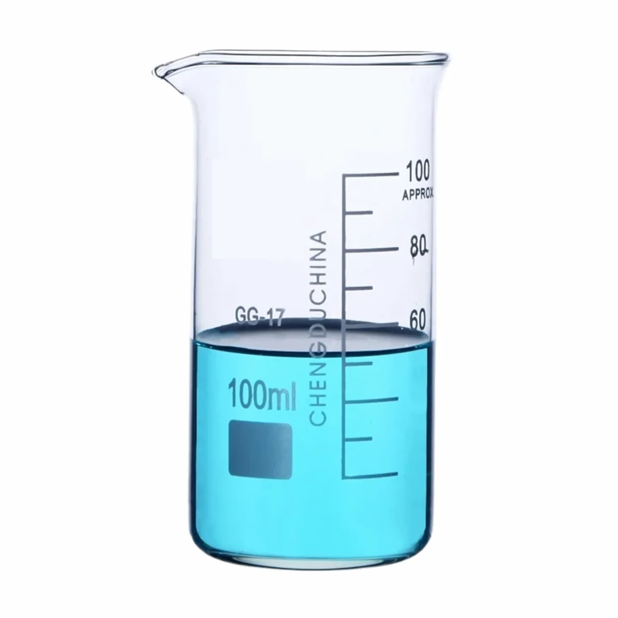 Matraz Erlenmeyer Erlenmeyer Graduado, Vaso de precipitados Graduado de Vidrio de borosilicato de 50-1000 ml en Altura(400ml 4pcs)