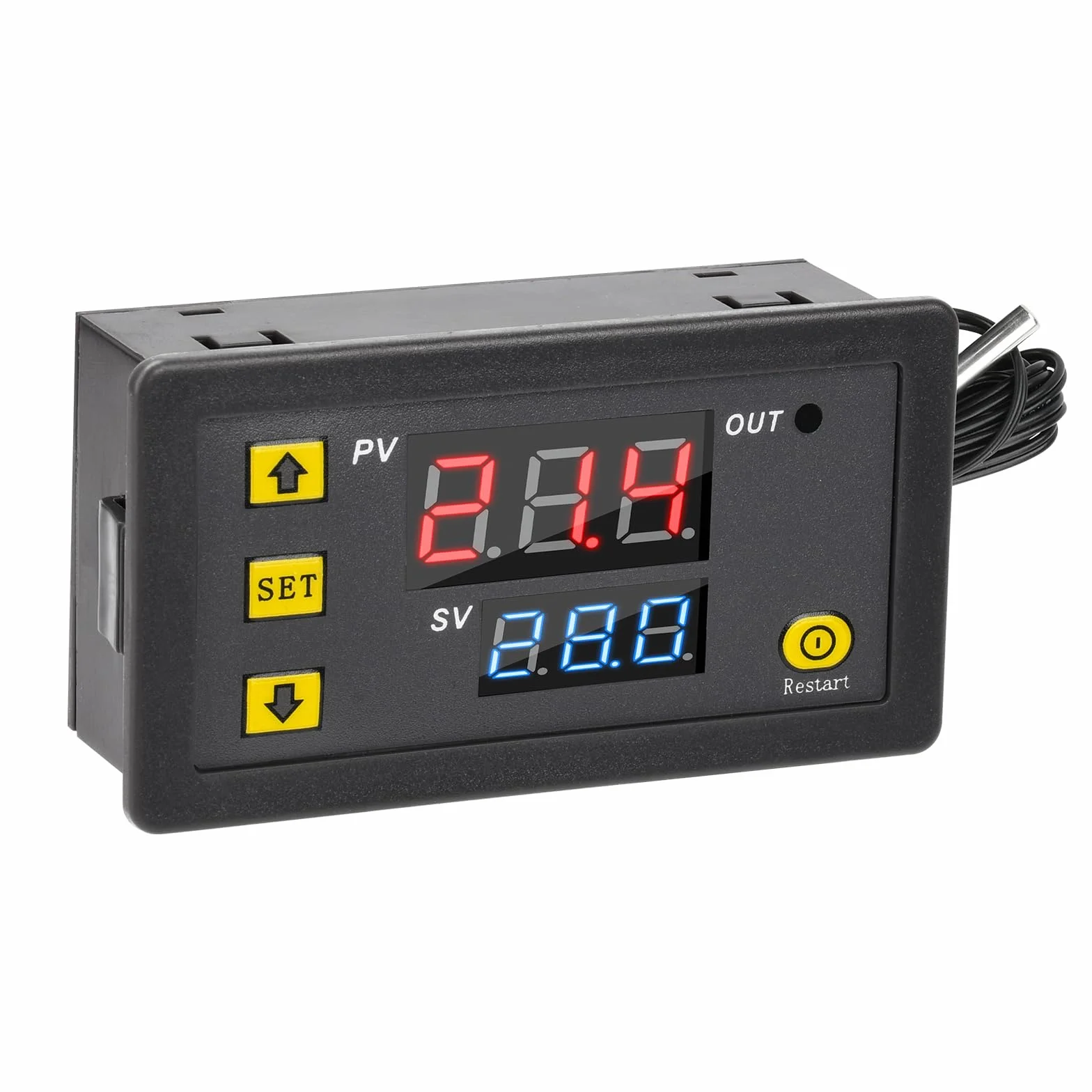 Aideepen W3230 Termostato digital 20A 12V Controlador de temperatura Refrigeración