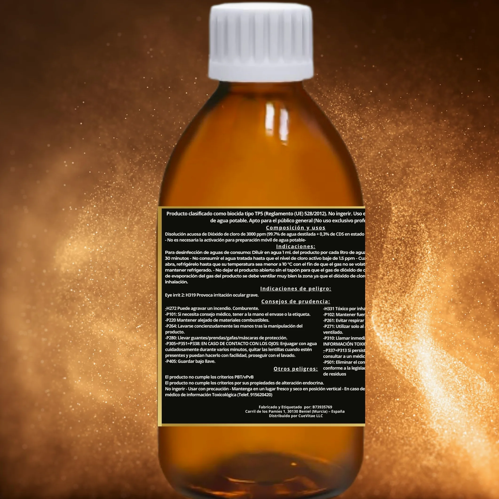 CDS 0,3% | Pack 2X250 ml | Solución Acuosa | Vidrio Ámbar