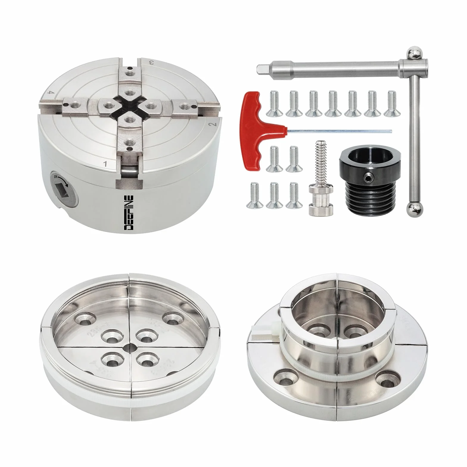 Mandril de Torno Diámetro del Portabrocas 100mm Mandril autocentrante para mandril de torno M33 y M18(2)