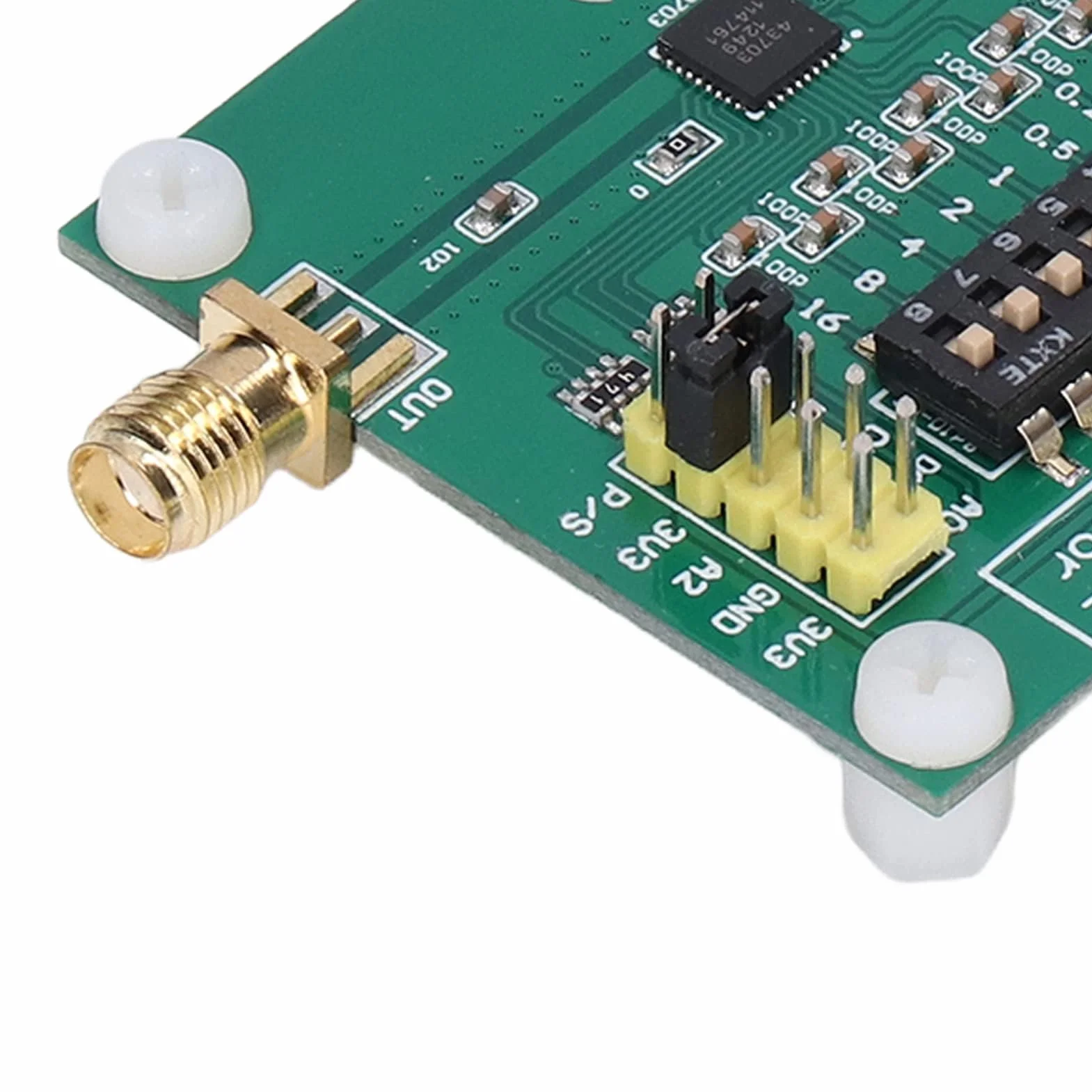 Módulo Atenuador Digital RF 9K-4GHz Atenuación Programable 0.25dB a 31.75dB PCB Puerto Serie Paralelo