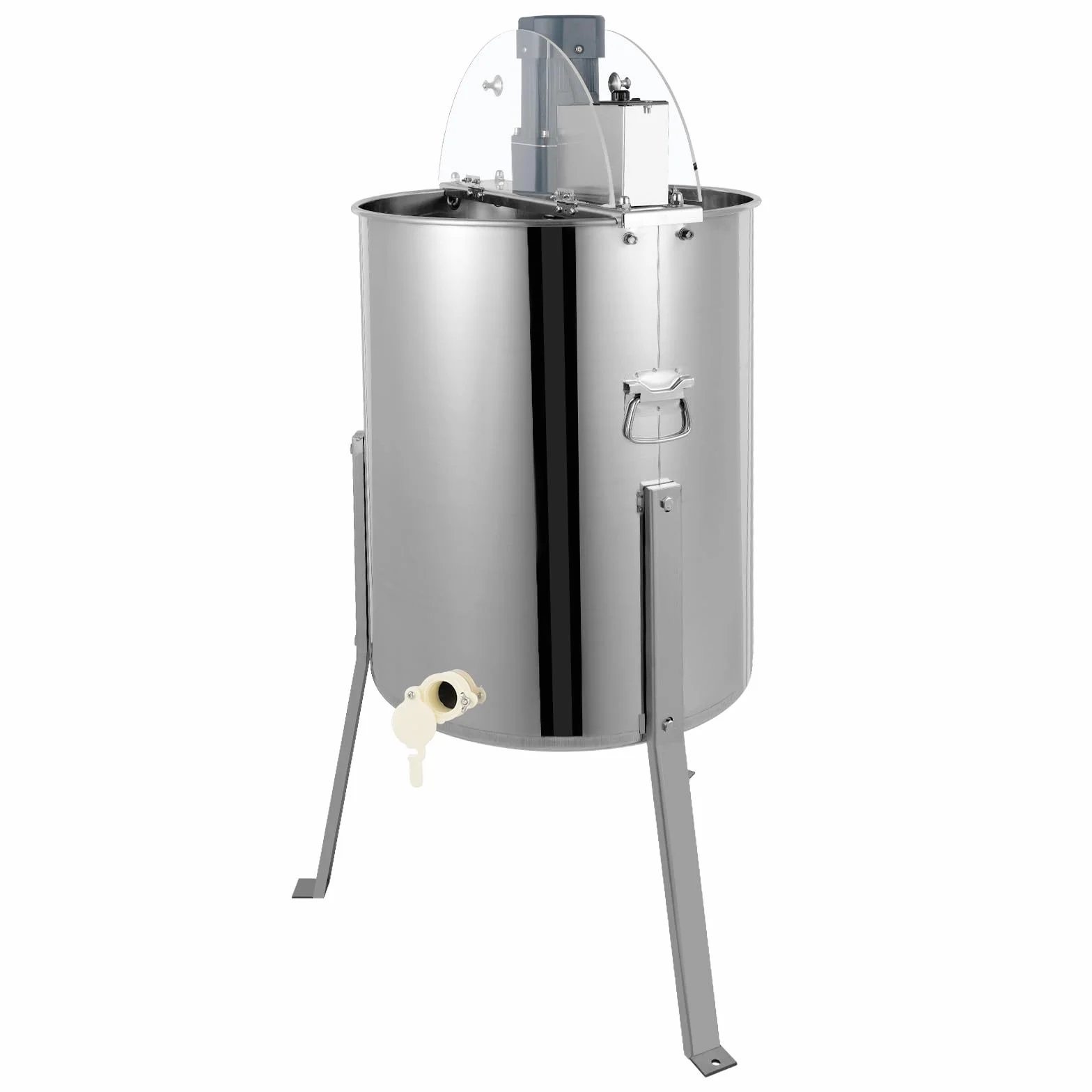 Extractor de miel eléctrico de 4 marcos de acero inoxidable, extractor de miel, extractor de miel de 140 W, extractor de miel, miel, apicultor, extractor de miel, extractor de miel con salida de miel