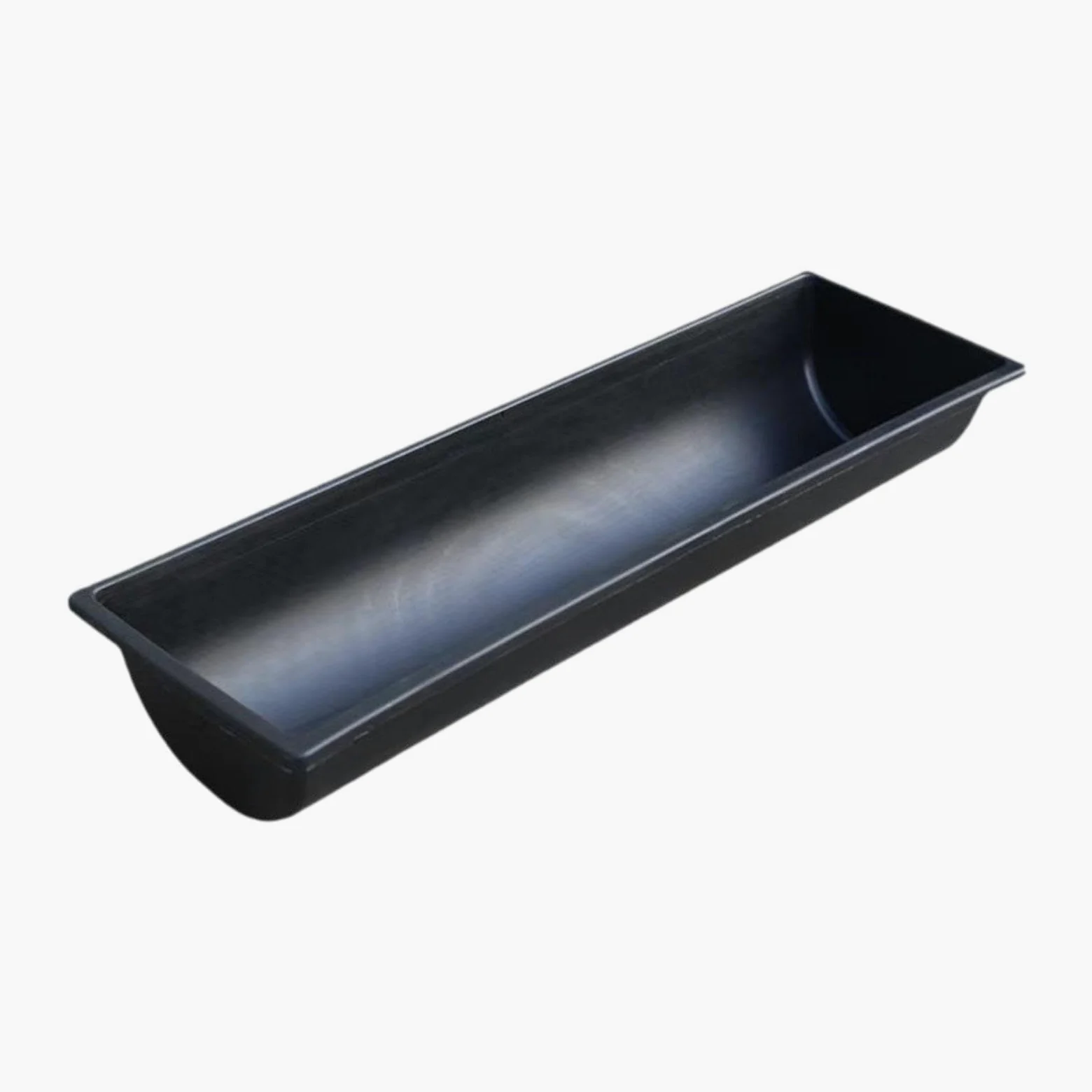 Comedero para Ganado Abrevadero para Vacas Alimentador para Ovejas Y Contenedor Profundo de Gran Capacidad para Alimentación Eficiente Adecuado para, 45 Cm X 25 Cm Negro