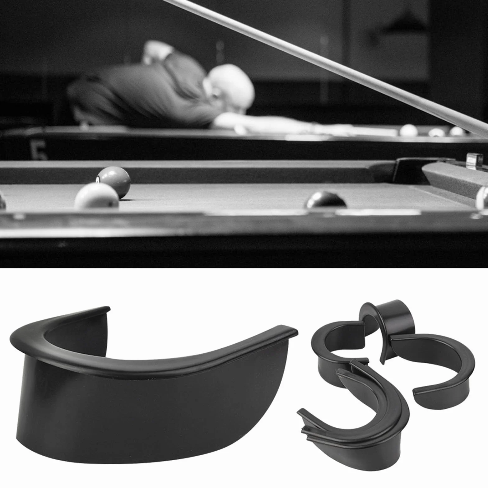 Revestimientos para Bolsillos de Mesa de Billar, Juego de 6 Forros de Goma Resistente al Desgaste