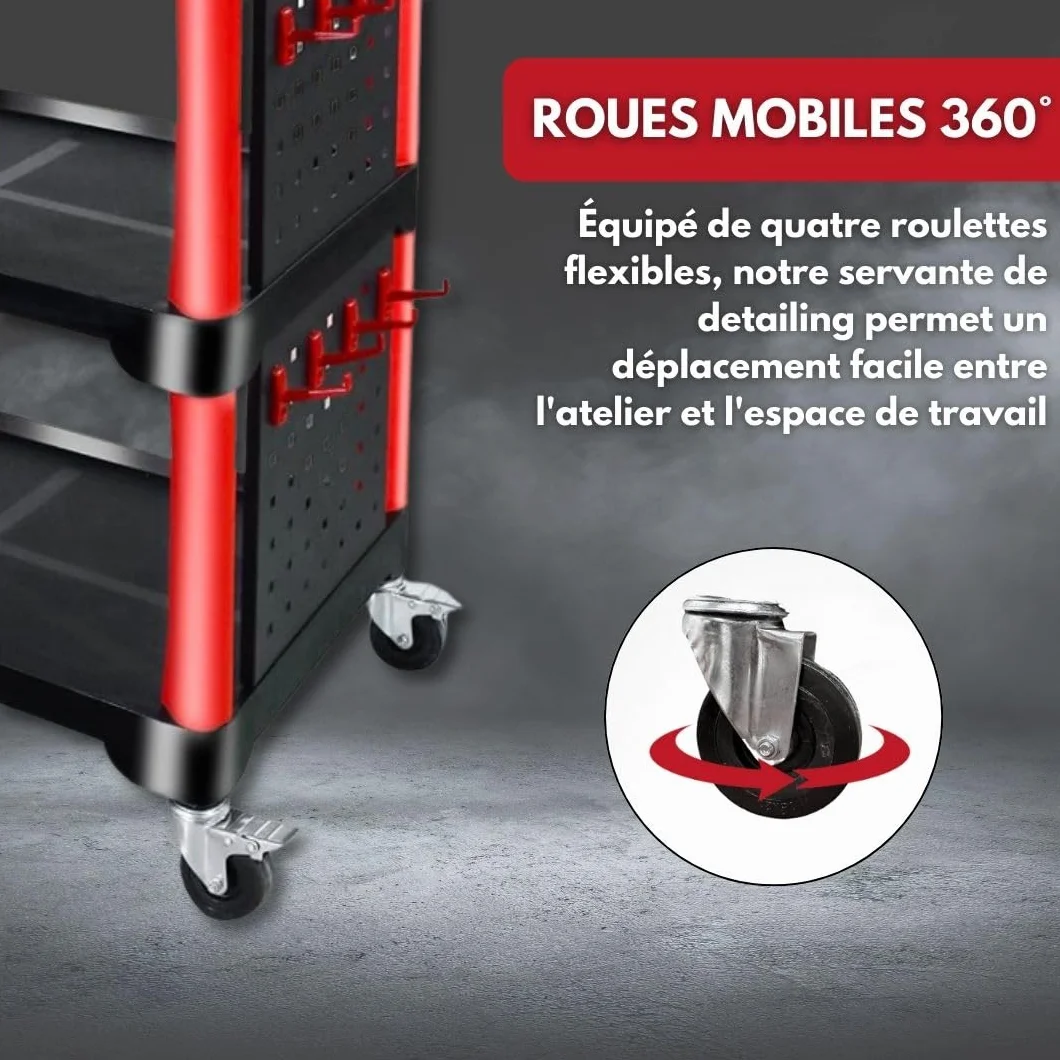 Carro de Taller móvil con 4 Ruedas