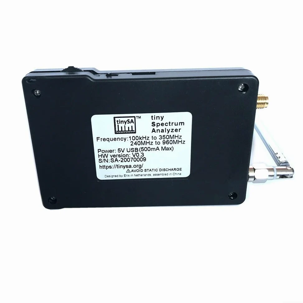 Analizador portátil del espectro del RF con el diseño compacto y la pantalla táctil Analizador del espectro del PDA de la pantalla táctil de 2.8 pulgadas pequeño analizador del espectro generador del