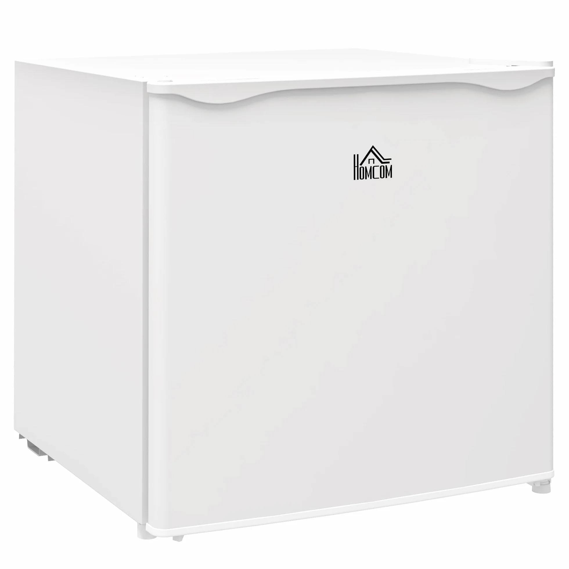 HOMCOM Congelador Vertical 35 L Silencioso Puerta Reversible Temperatura Ajustable Blanco