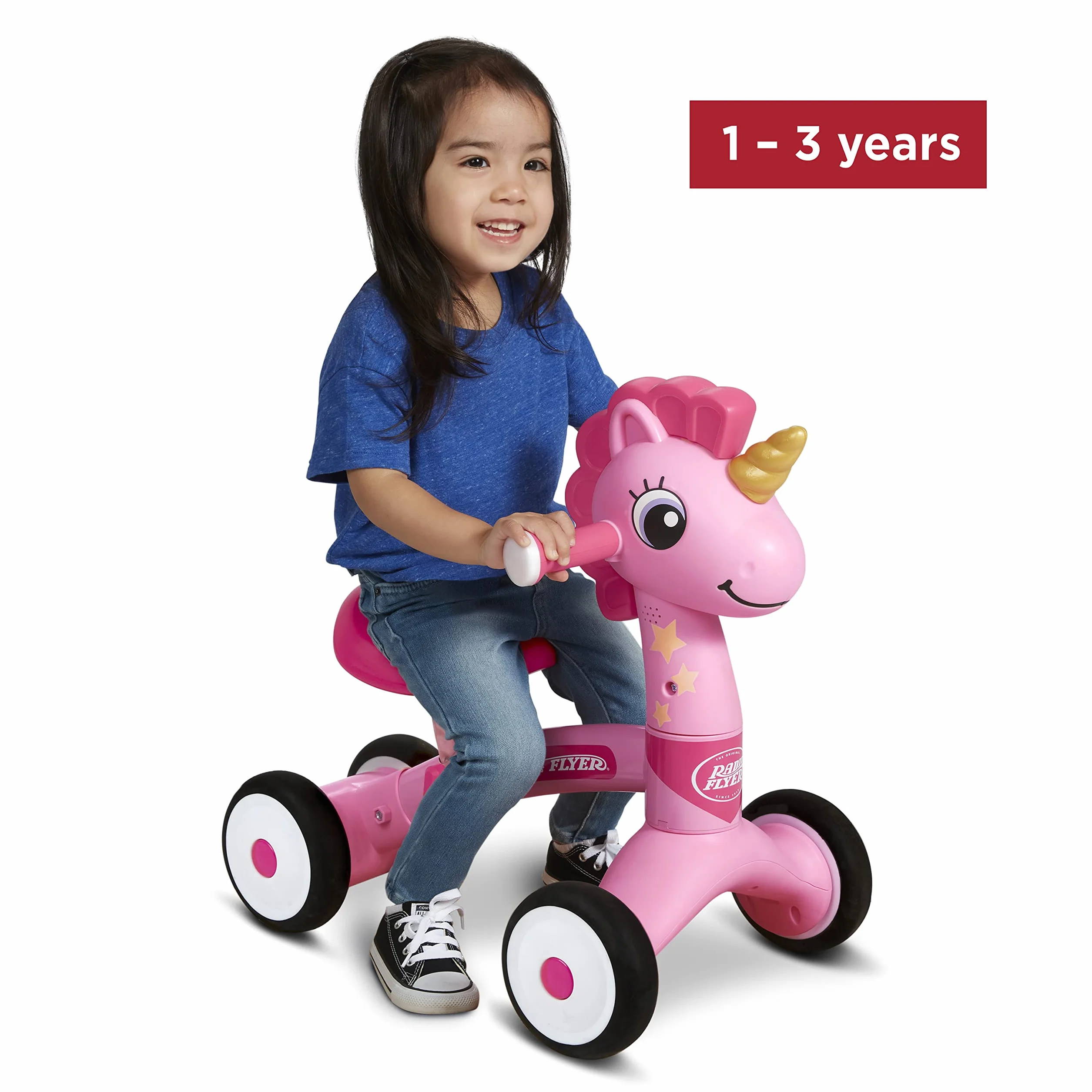 Radio Flyer Lil' Racers Correpasillos Sparkle The Unicorn 1-3 años Rosa