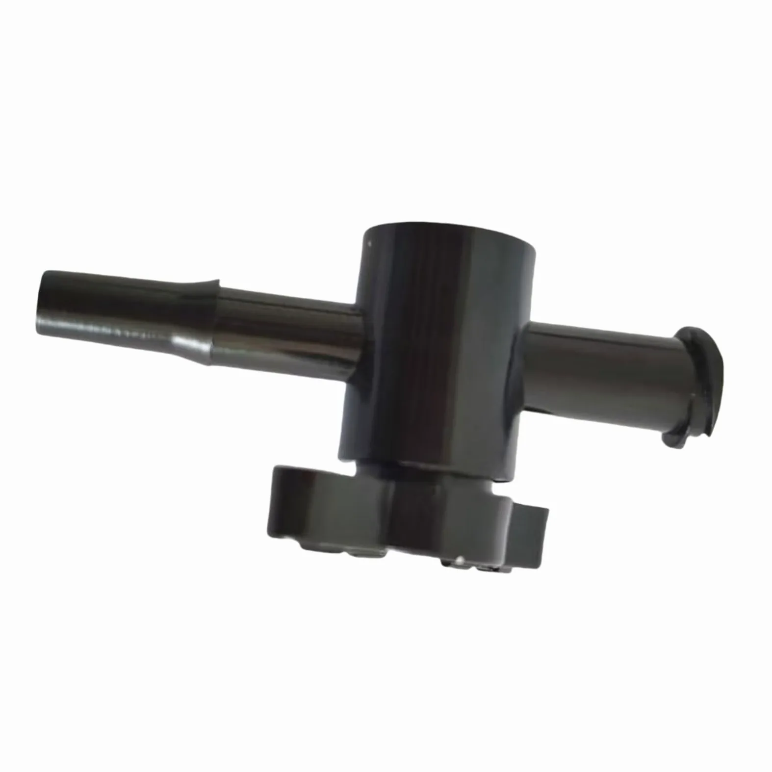 Válvula de paso de dos vías de policarbonato, 100 Uds válvula de llave paso 2 vías hembra a PP púas Multicolor for acuario laboratorio(Black)