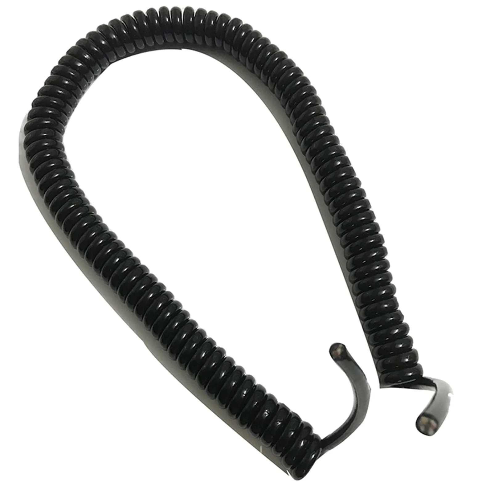 Cable de alimentación en espiral Flex Curly Spring Cable extensible de 10 núcleos, diámetro exterior cuadrado de 0,3 mm, cable espiral blindado de 10 mm.(Stretch 3 meters)