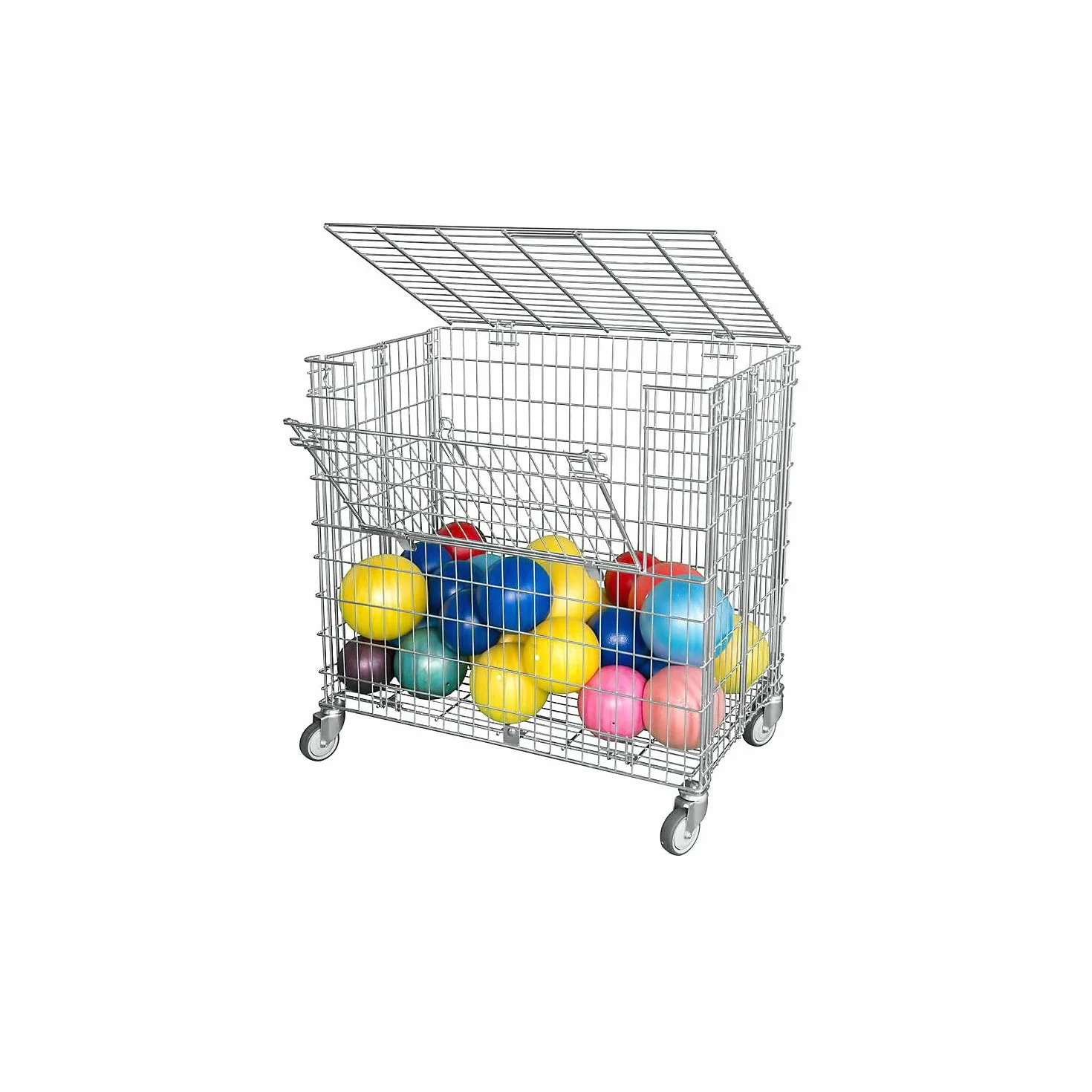 Certeo | Carro para Pelotas | bajo Llave | Altura de llenado 870 mm.