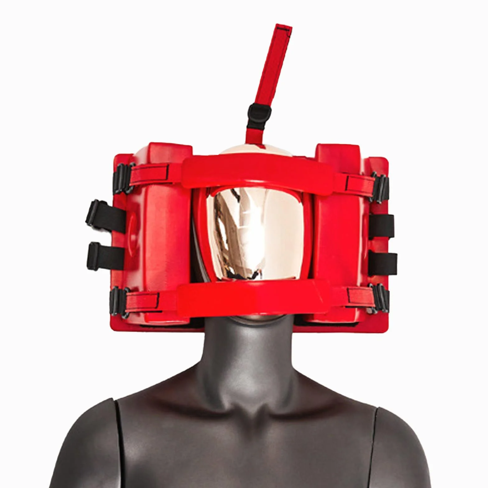 Inmovilizador de Cabeza para Tablero, Algodón NBR Impermeable, Compatible con Rayos X, MRI y CT, con Dos Orificios para Las Orejas, Soporte Cefálico