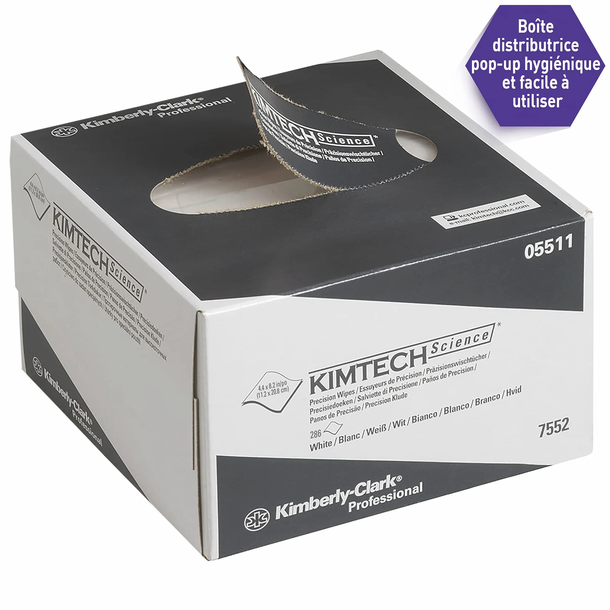 Kimtech Science Paños de Limpieza 7552, 1 Capa, Para Tareas Delicadas, 30 Cajas x 280 Paños (8.580 en total)