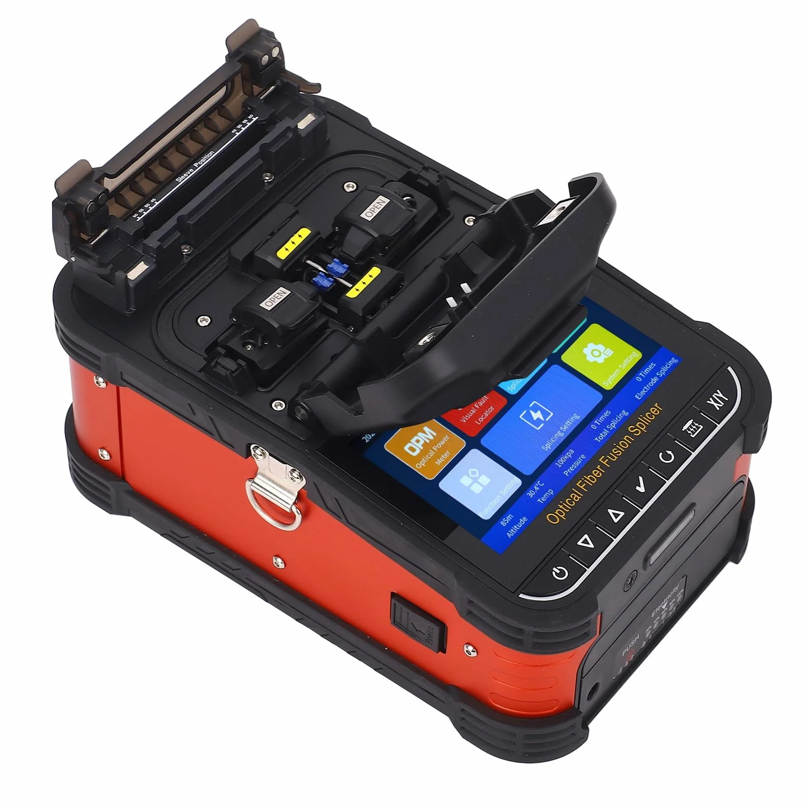 Spacter Fusionadora de Fibra Óptica 5.0 Pulgadas Pantalla Táctil SM MM DS NZDS AC100-240V