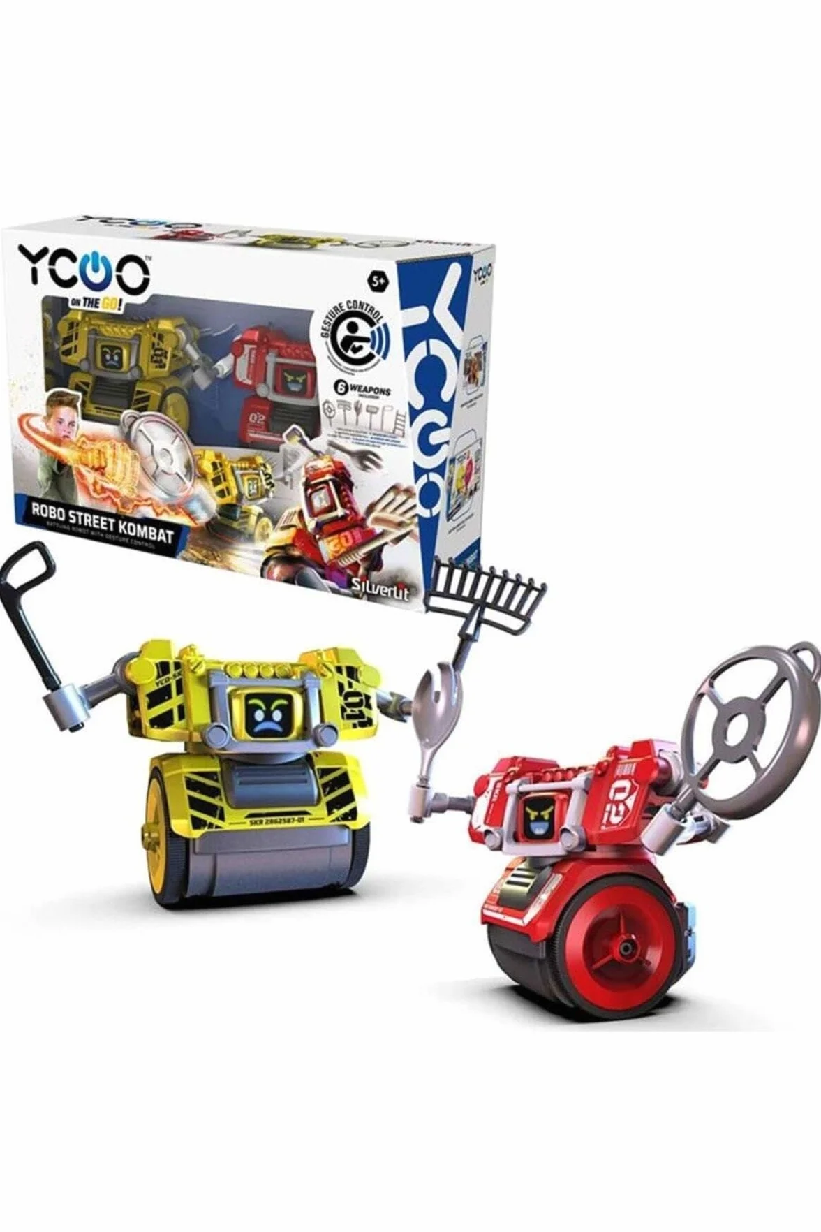 Robots Street Kombat Teledirigidos Control Gestos 14cm Sensores Movimiento