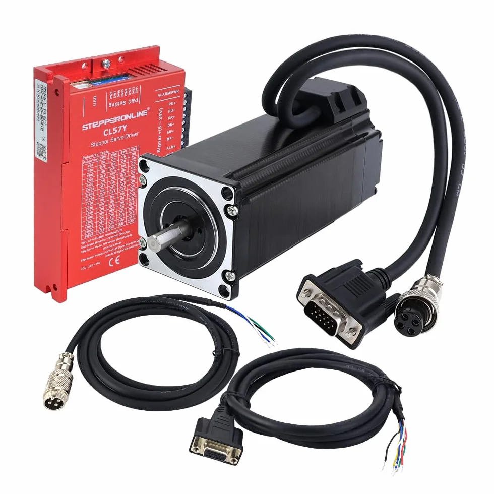 STEPPERONLINE YS Series Kit CNC Motor Paso a Paso de Closed Loop 1 Eje 3,00Nm(424,83oz.in) Motor Nema 23 y Controlador