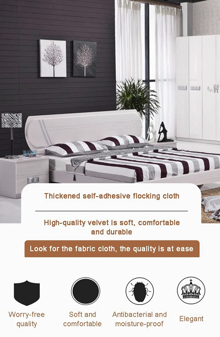 Autoadhesivo muebles pegatina forro, Papel adhesivo de tela fieltro autoadhesivo 150 cm ancho for cajones, aparadores y expositores joyas(Aqua Grey,1.5 * 5m)