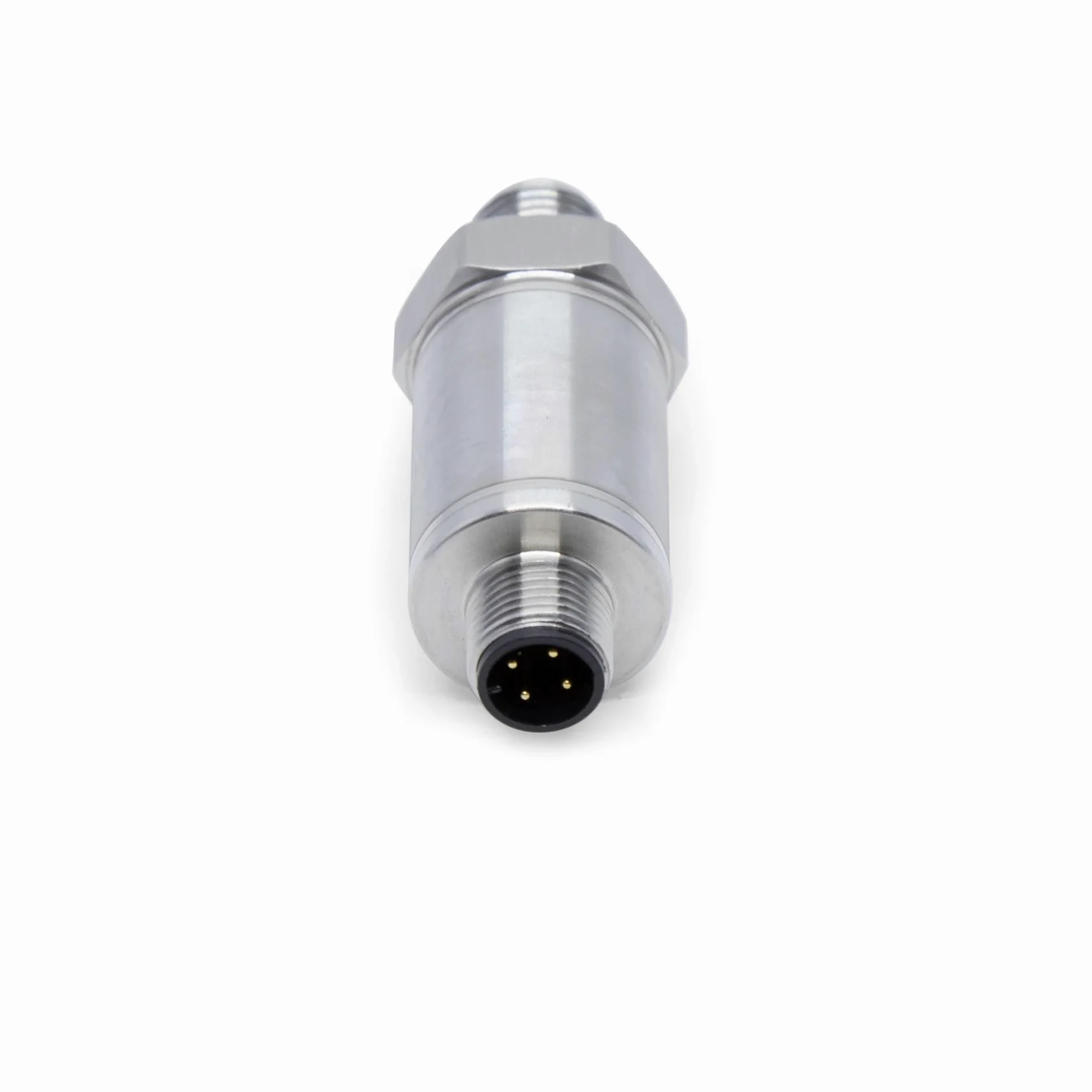 Sensor de presión de agua Transductor de presión de agua, aceite, combustible, gas y aire G1/4 12-36 V 4-20 mA M12-4 pines SS304 Transmisor absoluto/manométrico Diseño de protuberancia del sensor(0-2M