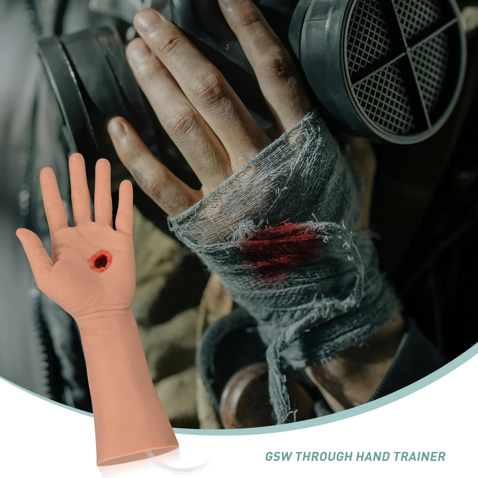 GSW - Kit de entrenamiento de torniquete de mano, kit de entrenamiento para detener el sangrado, kit de control de sangrado para clases médicas