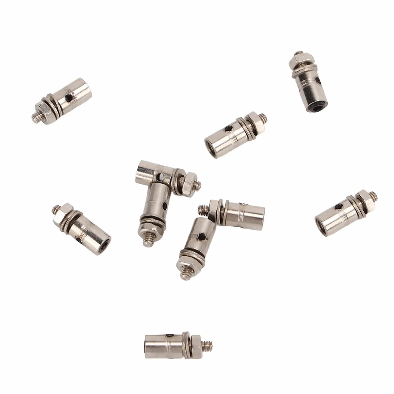 10 Piezas Enlace de Brazo de Servo 1.3 mm Conector Ajustable Push Barnector