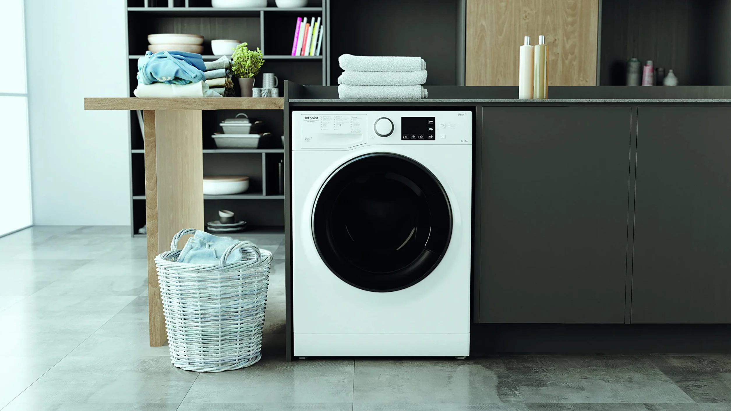 HOTPOINT Ariston Lavadora Secadora RDG964348WDVSPT 9Kg 1400Rpm