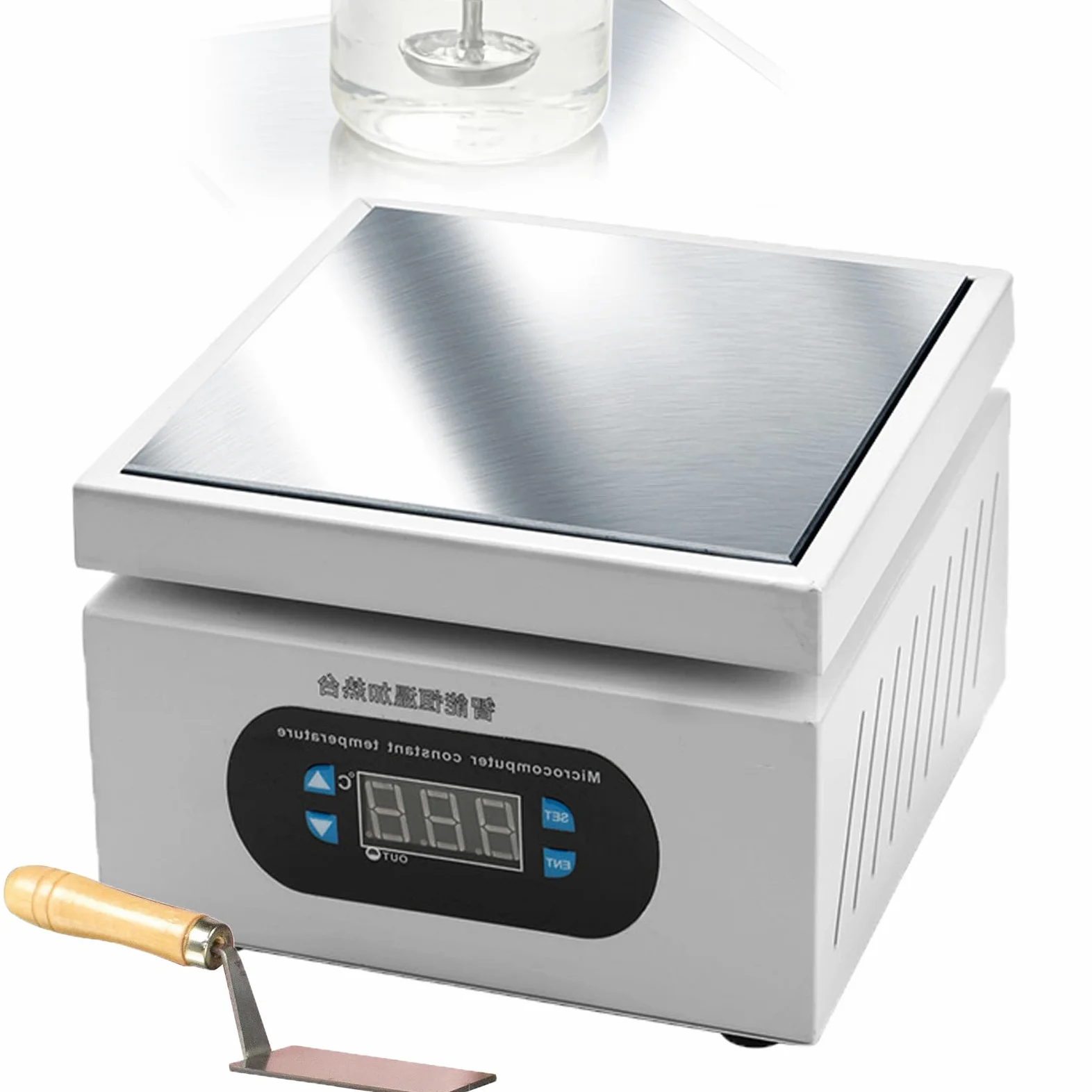 Máquina de sellado manual de celofán, sellador térmico de mesa, aislada para embalaje de cosméticos, perfecta para envolver con película de 10 x 10, ideal para pequeñas empresas