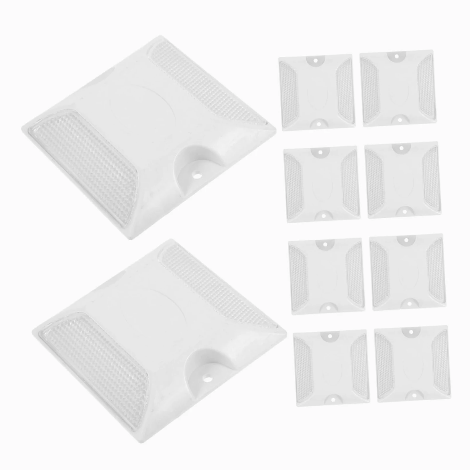 IMIKEYA 3 series Marcador De Seguridad Vial Reflectores De Seguridad Vial Reflectores De Marcadores Reflectantes 10 piezas x 3