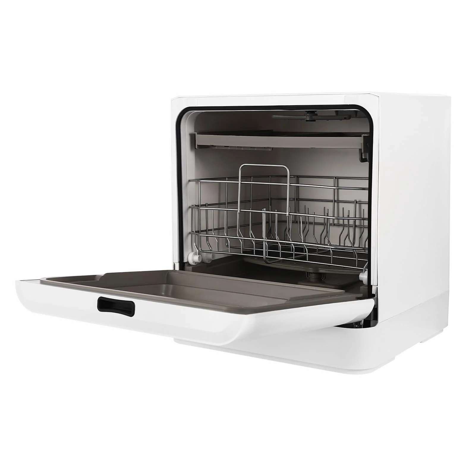 Mini lavavajillas portátil 800 W PP ABS 360° giratorio 4 modos limpieza UV alta temperatura