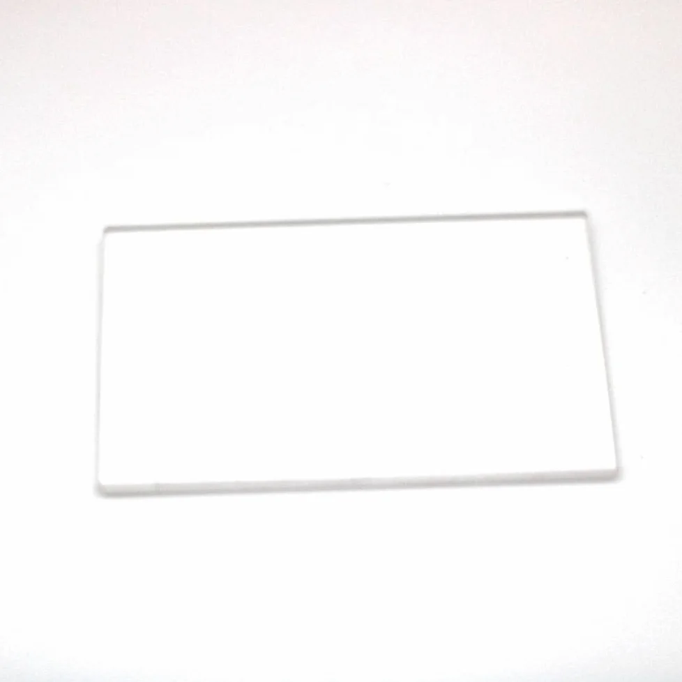 5 uds tamaño Total 30x41,7x2,4mm Placa de Vidrio de Cuarzo de sílice fundida Transparente JGS2