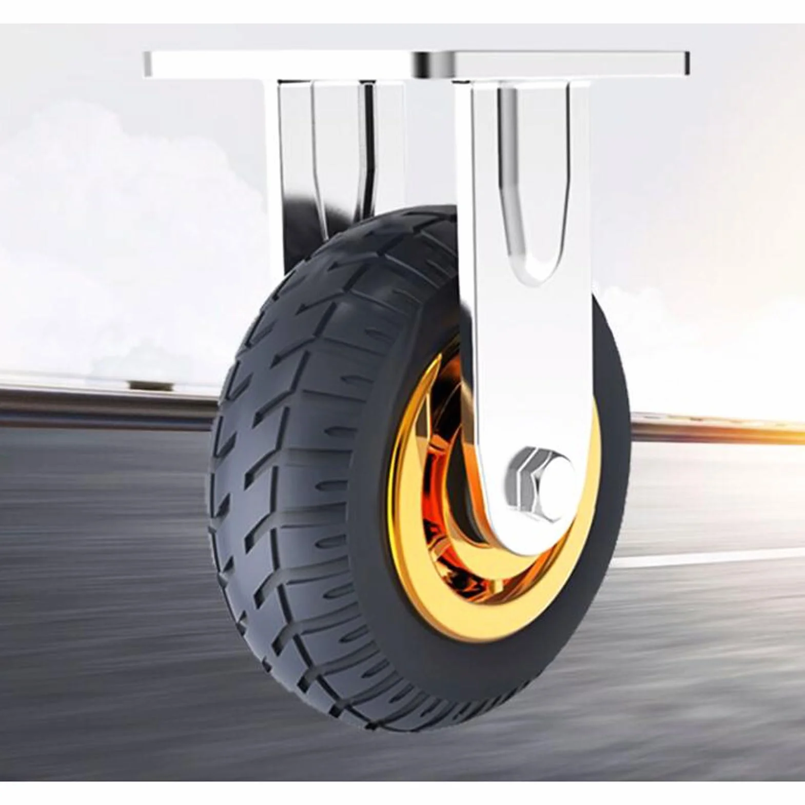 Carretilla de plataforma plegable, carro de empuje con ruedas giratorias de 360°, carretilla móvil de plataforma para garaje y almacén, capacidad de carga 750 kg