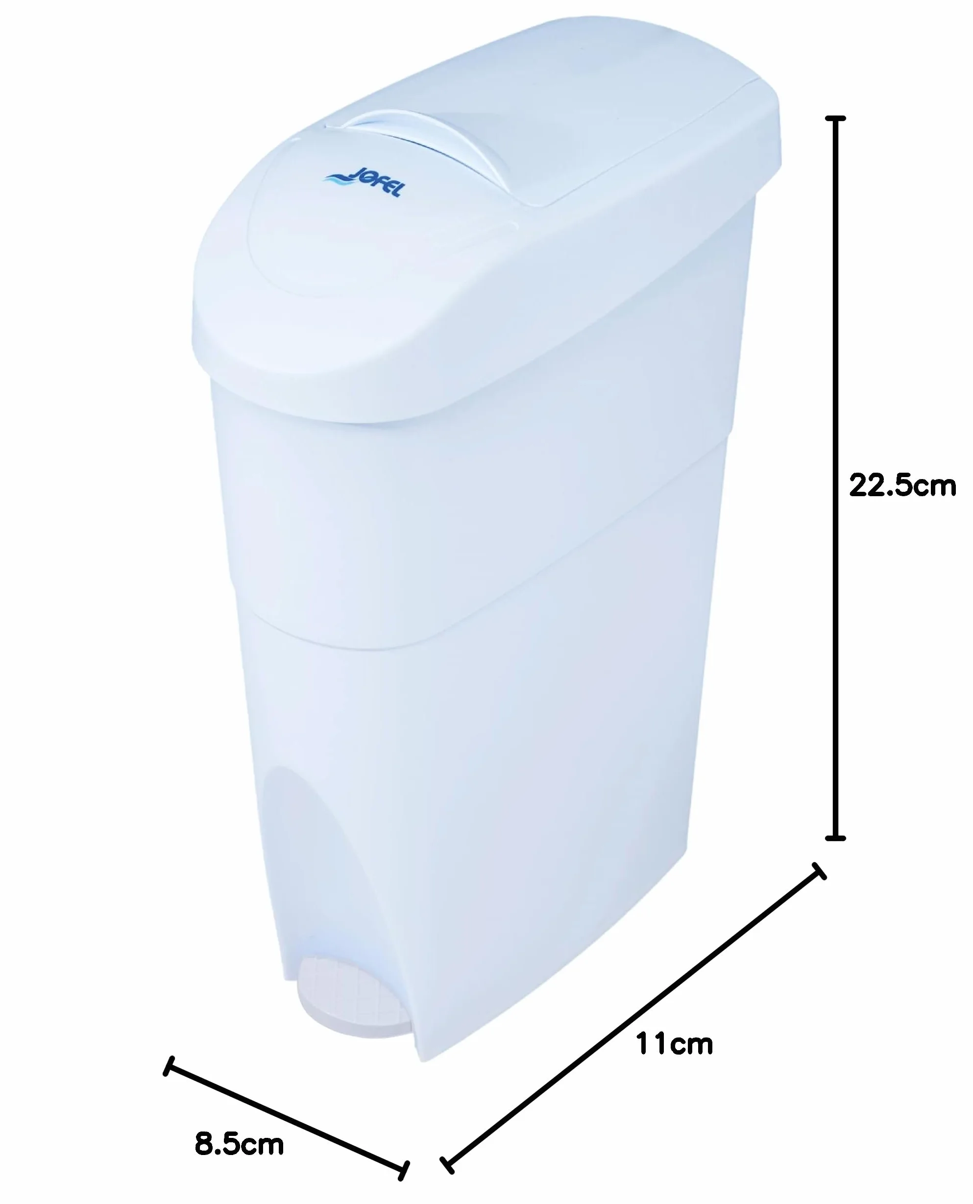 Jofel AM41000 Contenedor Sanitario Femenino 15 L con Pedal