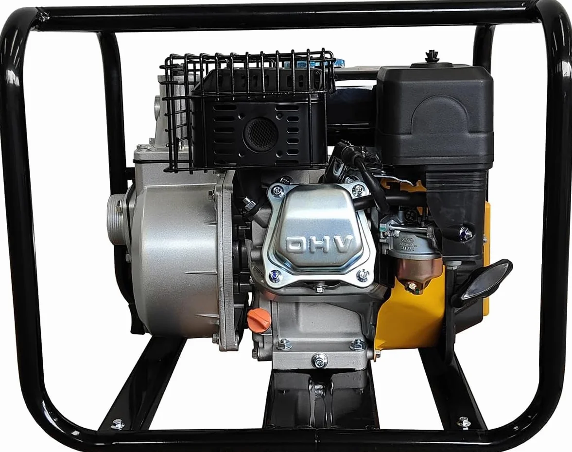 ESPA LEADER Motobomba MP-50, Motor Gasolina 4 Tiempos, Caudal Máx 32.000 l/h, Autonomía 2,2 h, Bomba de Agua para Achique, Vaciados de Emergencia, Inundaciones y Riego Agrícola