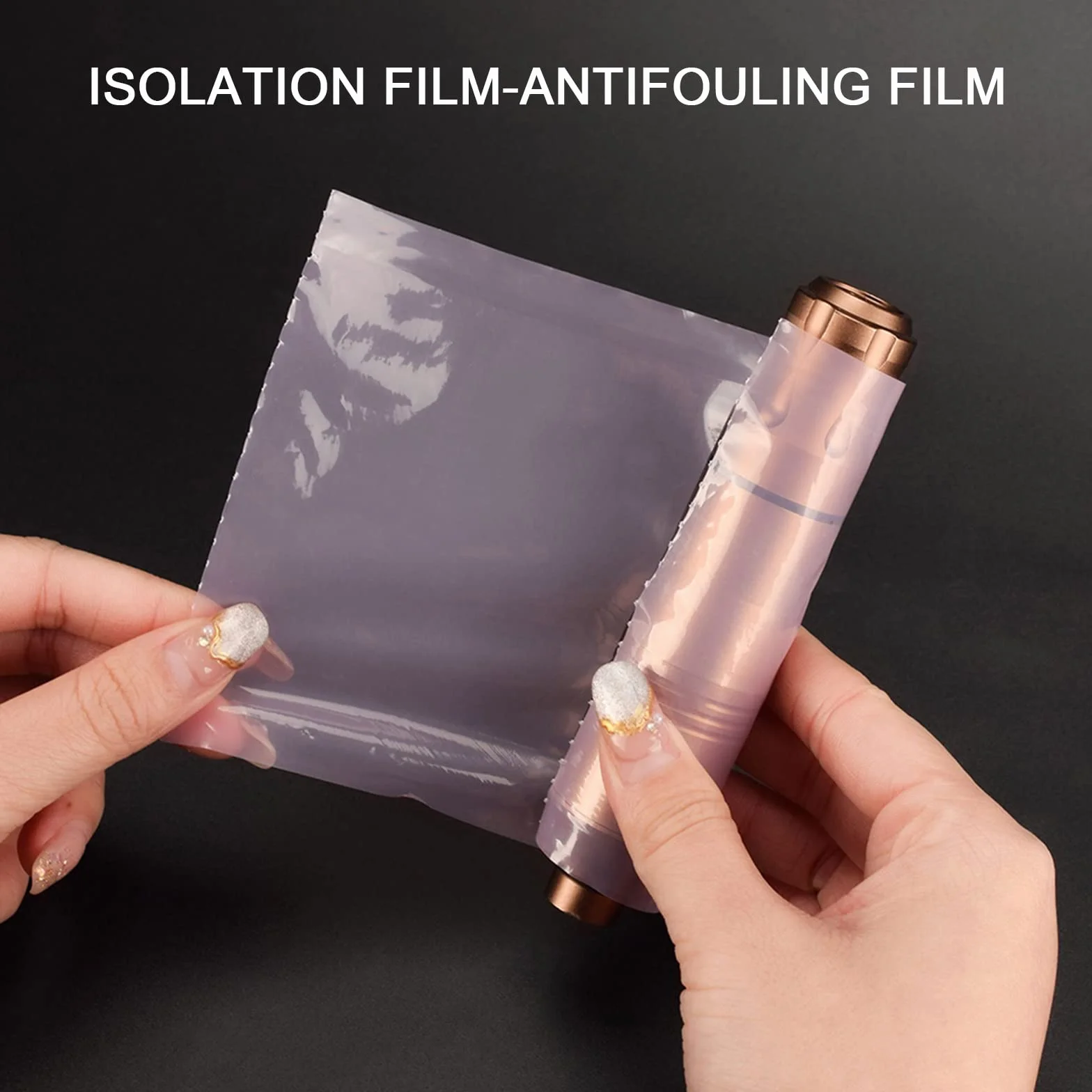 Película barrera desechable impermeable adhesiva tatuaje accesorios 1200 hojas rollo rosa
